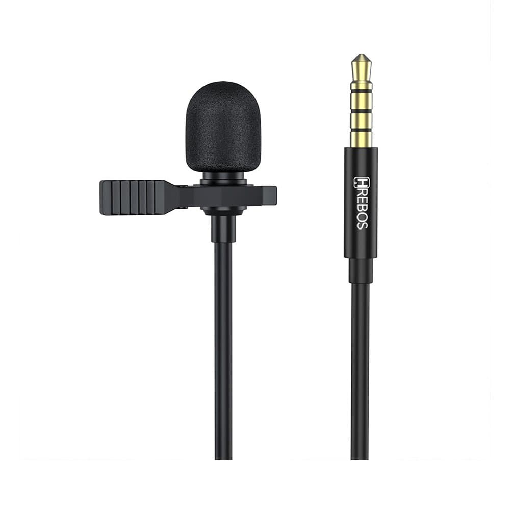 MICROFONE LAPELA HREBOS HS-030 P3 HD