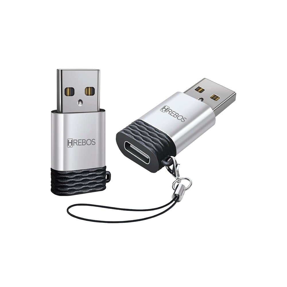 ADAPTADOR OTG HREBOS HS-223 USB / USB-C F