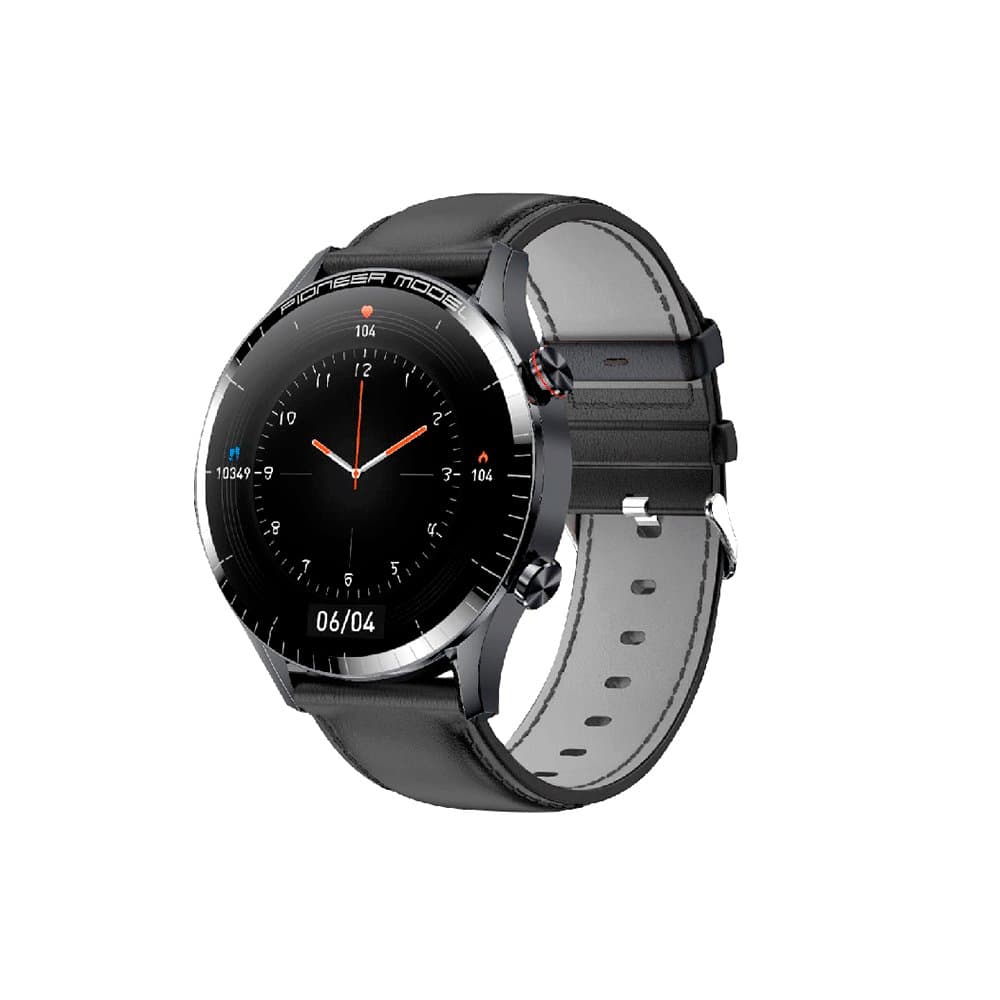 SMARTWATCH LEVEL LVW-50C BLK/COURO BLK
