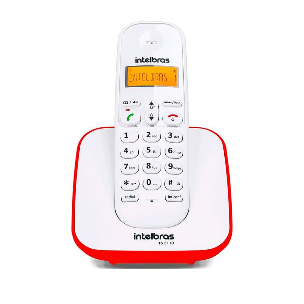 TELEFONE INTELBRAS TS3110 S/FIO ID BCO/VER