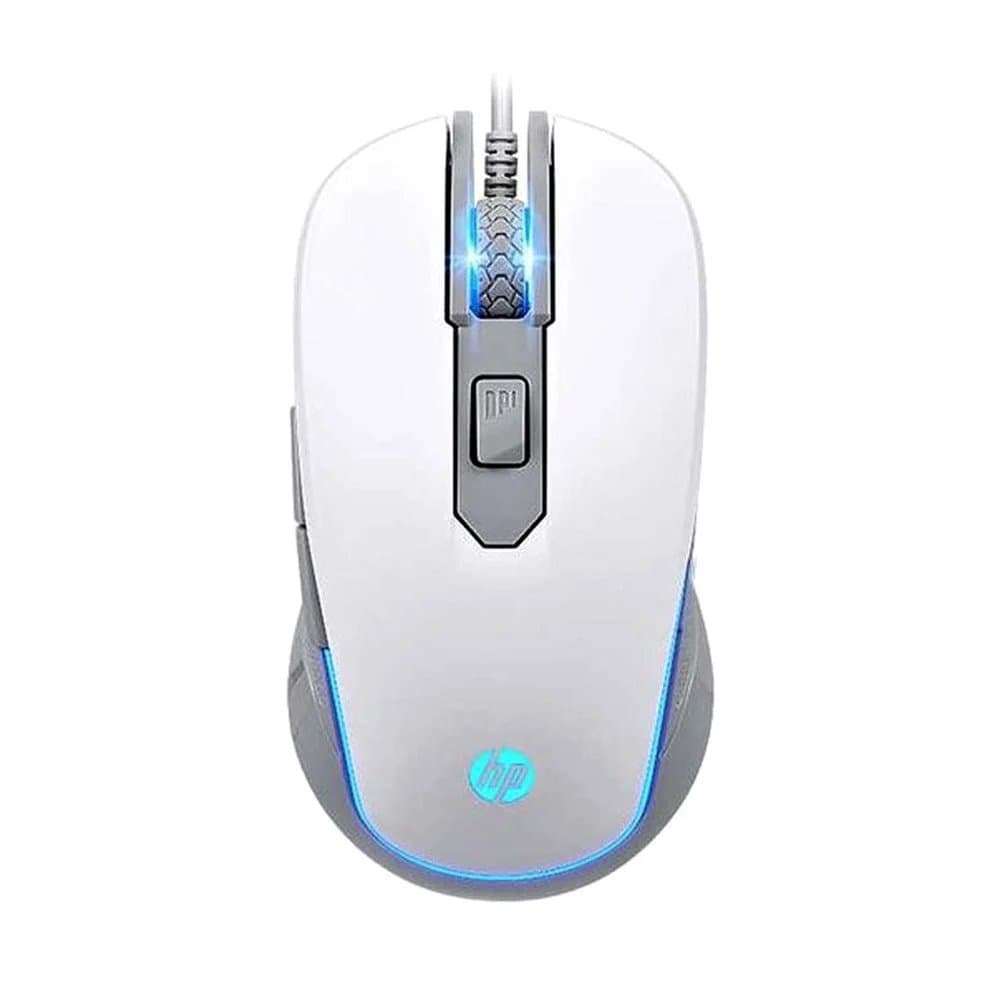 MOUSE GAMER USB M200 2400DPI LED BRANCO HP