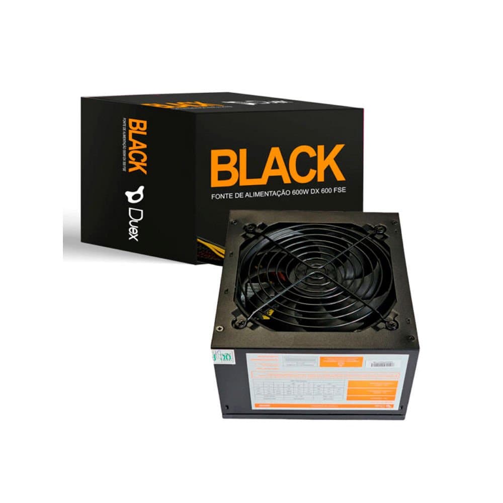 FONTE ATX 600W DUEX DX 600FSE
