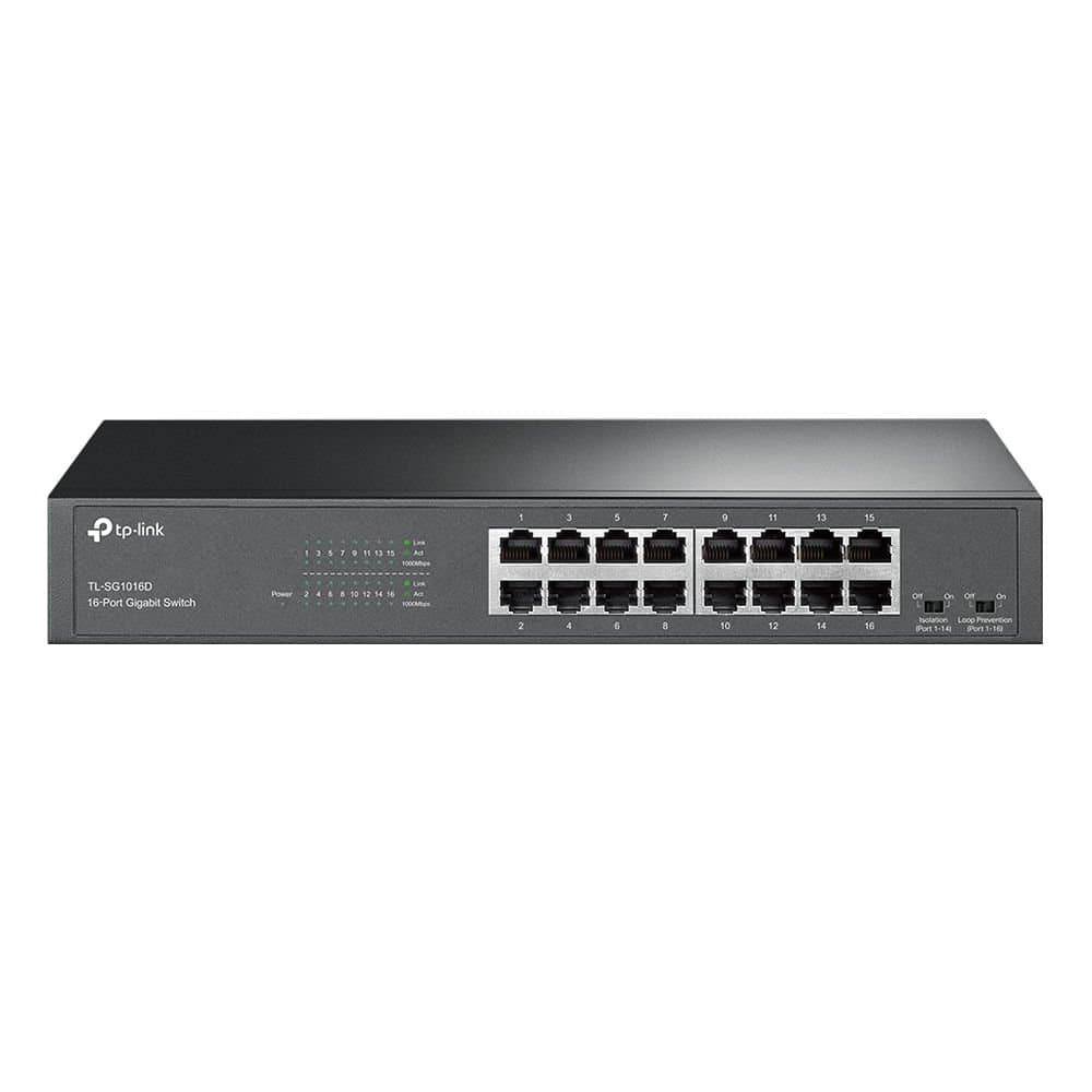 SWITCH 16 PORTAS GIGABIT TP-LINK TL-SG1016D-BR