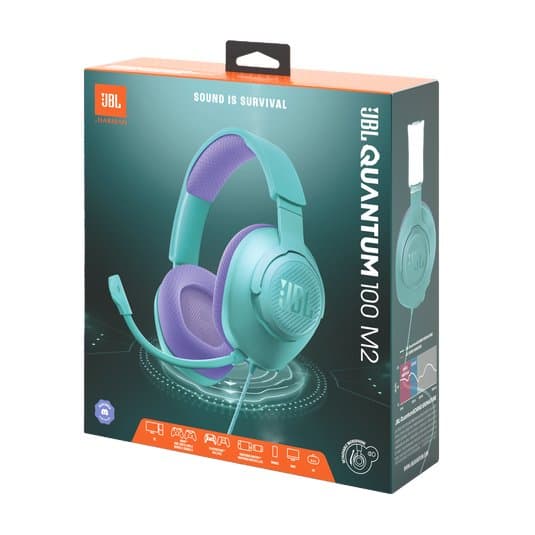 HEADSET JBL QUANTUM100 M2 CIANO GAMER