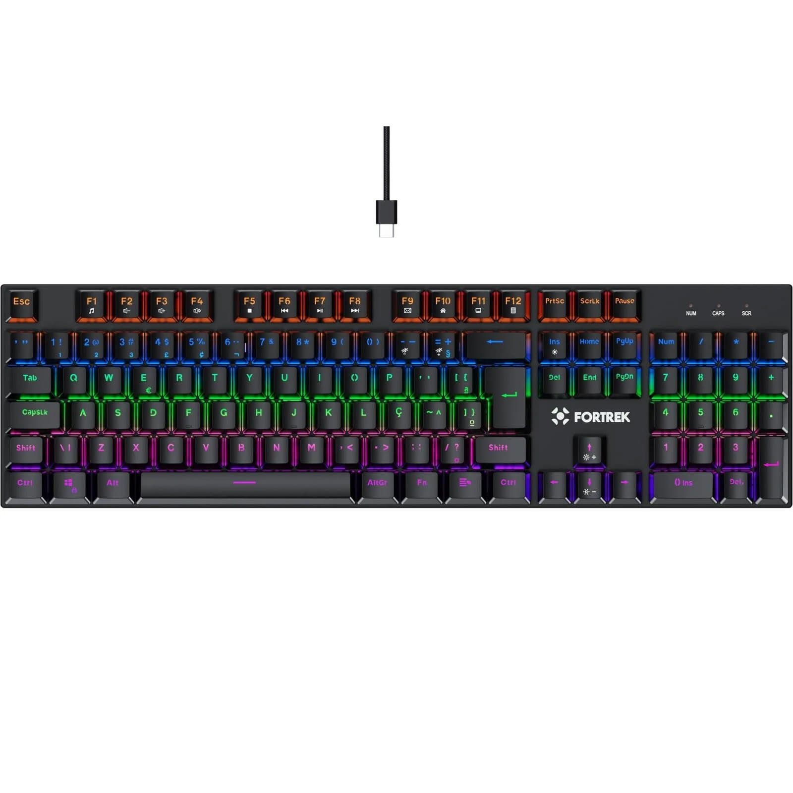 TECLADO GAMER MECANICO GRAVITY 100 FORTREK
