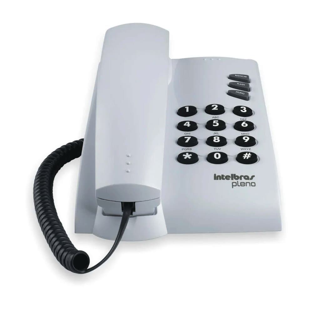 TELEFONE PLENO BRANCO INTELBRAS