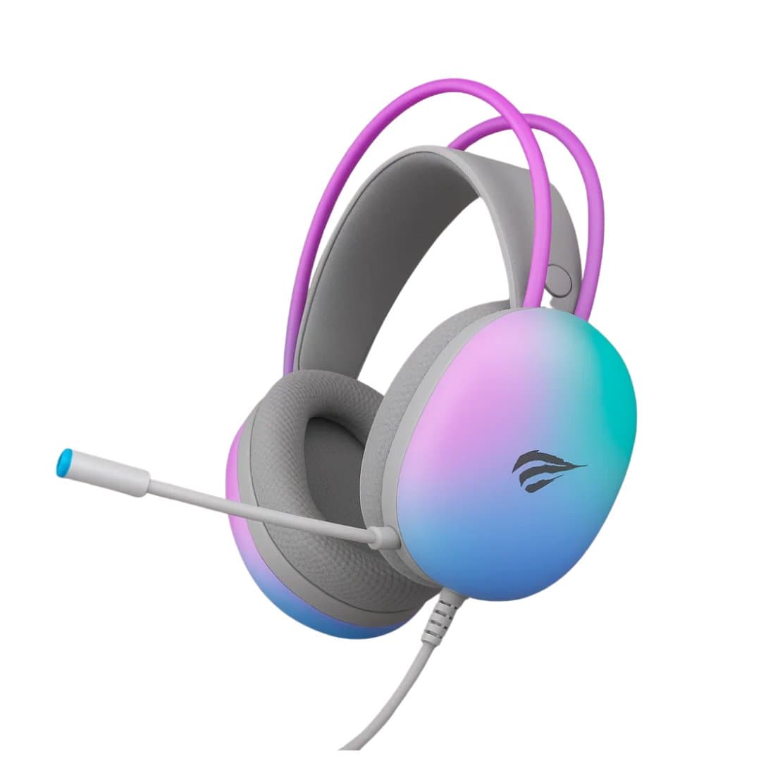 HEADSET HAVIT H2037D P2 PC/USB RGB WHT