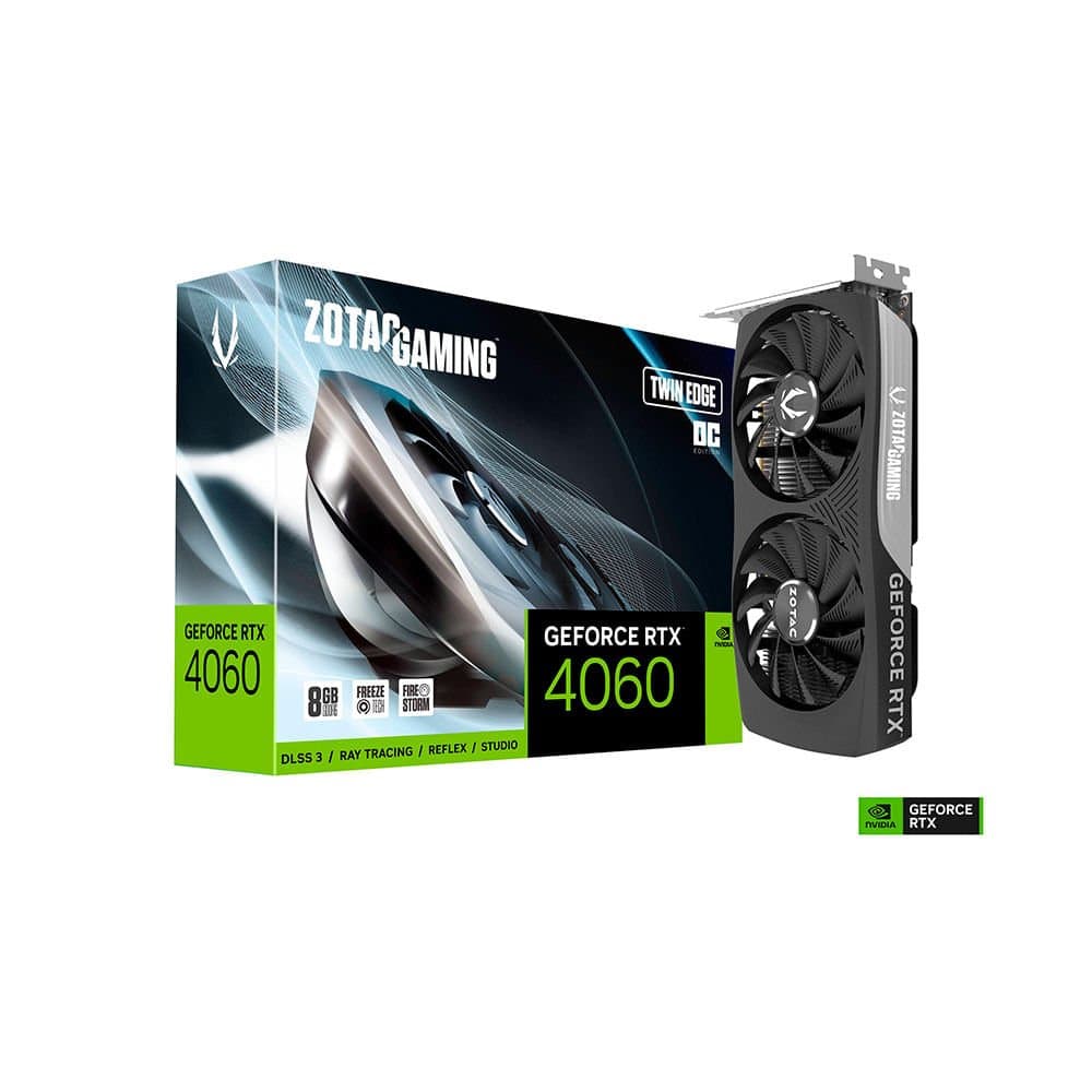 PLACA VIDEO ZOTAC RTX4060 8GB GDDR6 128B