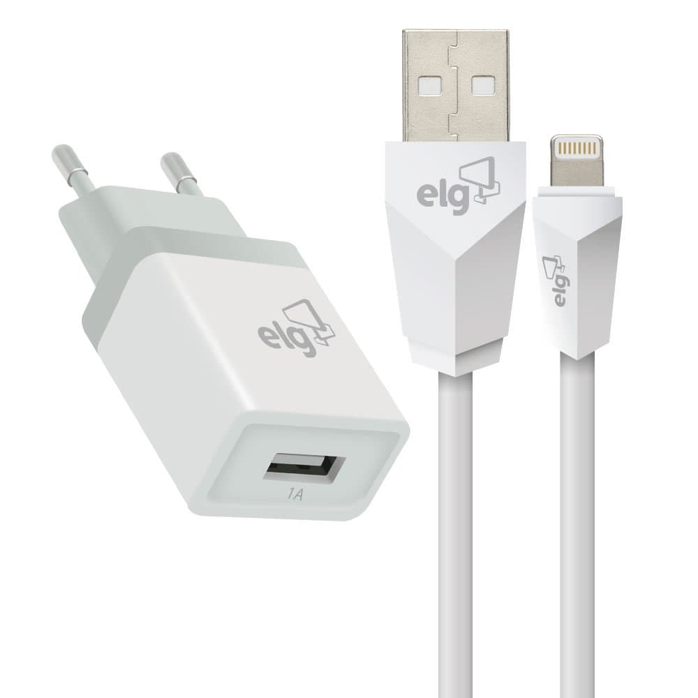 CARREGADOR ELG KT810WC LIGHTNIN 1M