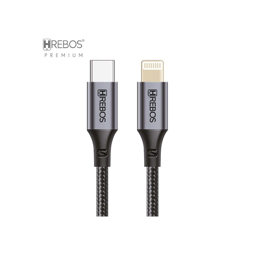 CABO HREBOS USB-C/LIGTH CB-362I 27W 1M