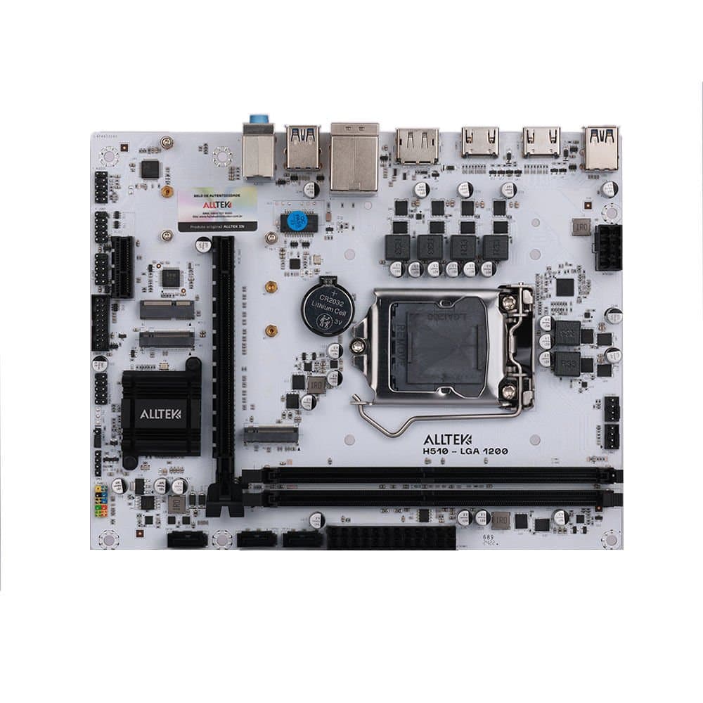 PLACA MAE LGA 1200 H510 DDR4 M-ATX WHT ALLTEK 10ª/11ªGER