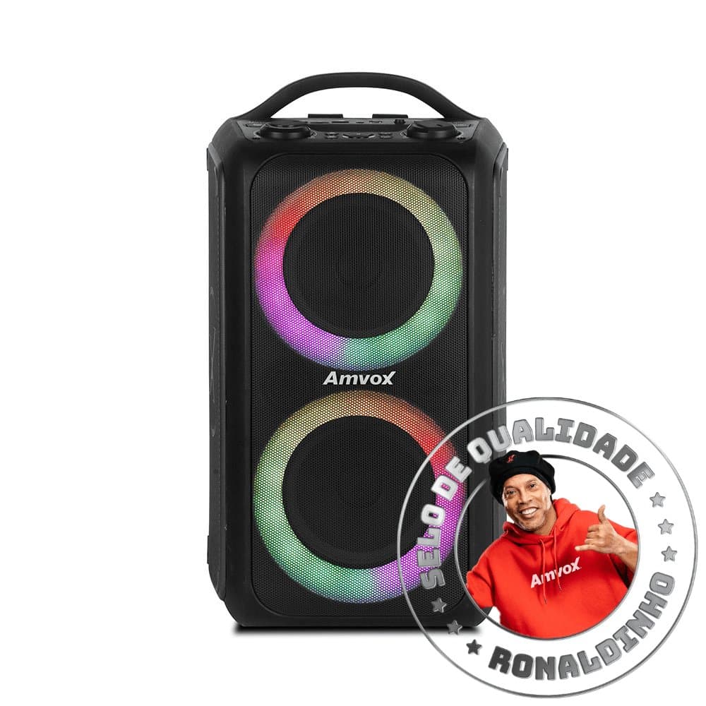 CX AMPLIFICADA AMVOX ACA600 600W 2 X 6,5" PTO