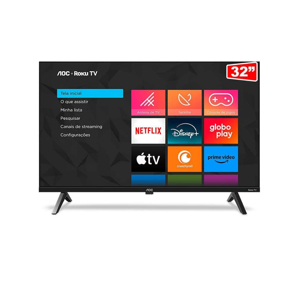 TV LED HD 32 AOC 32S5045/78G ROKU