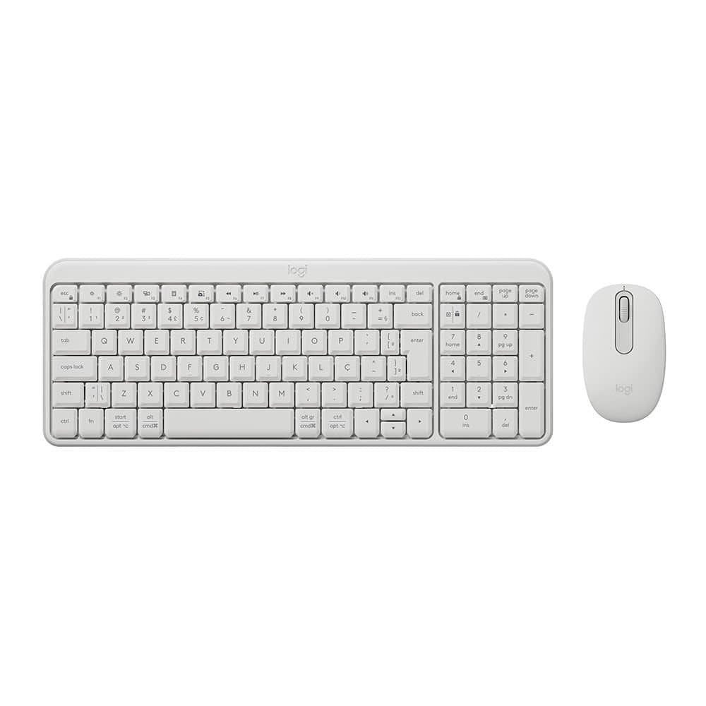 KIT TECLADO E MOUSE S/FIO LOGITECH MK250 BCO