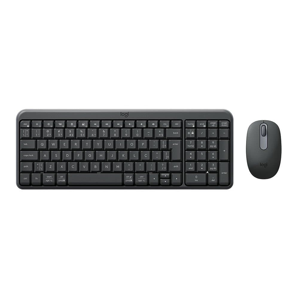 KIT TECLADO E MOUSE S/FIO LOGITECH MK250