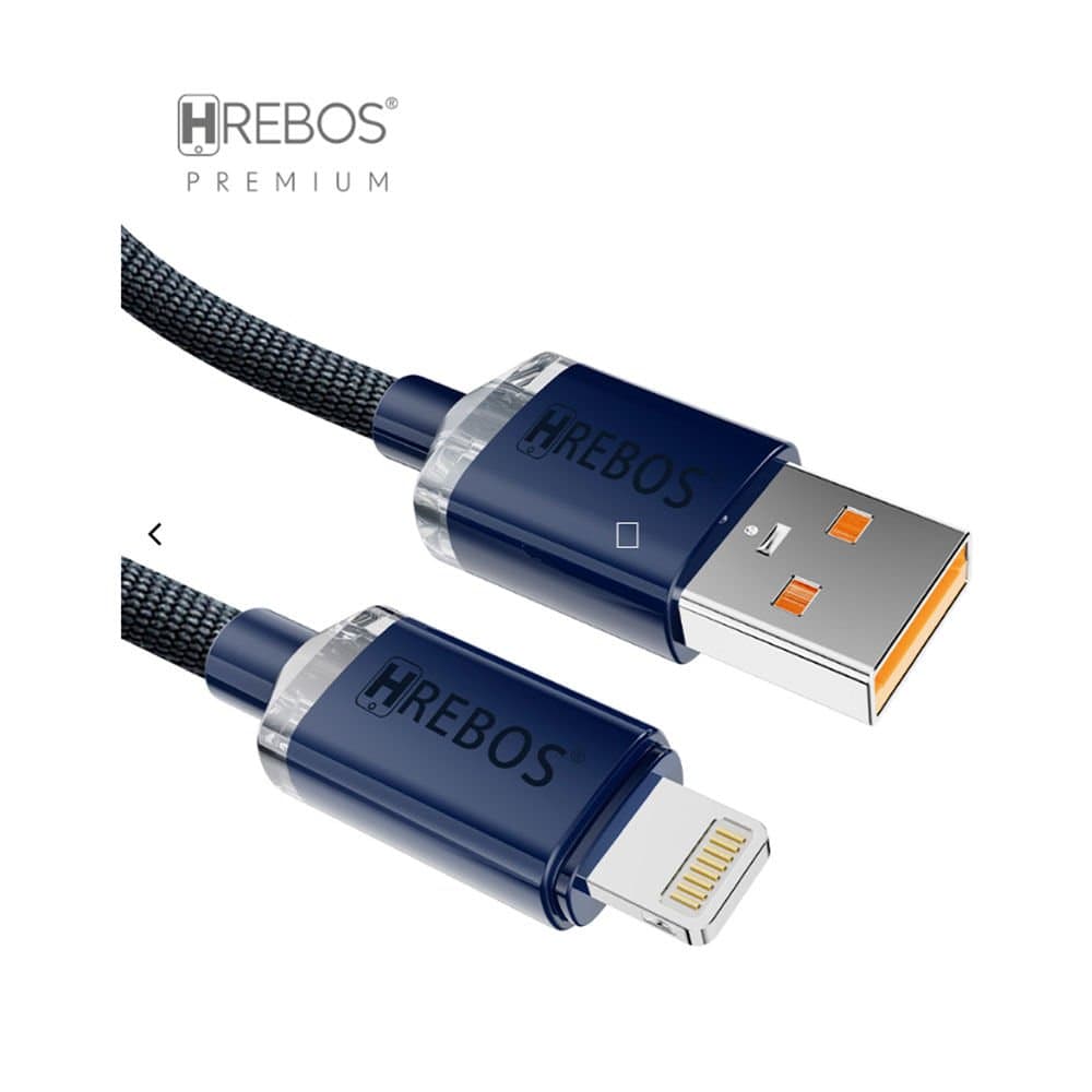 CABO HREBOS USB-A/LIGHT CB-209I 1M GFT