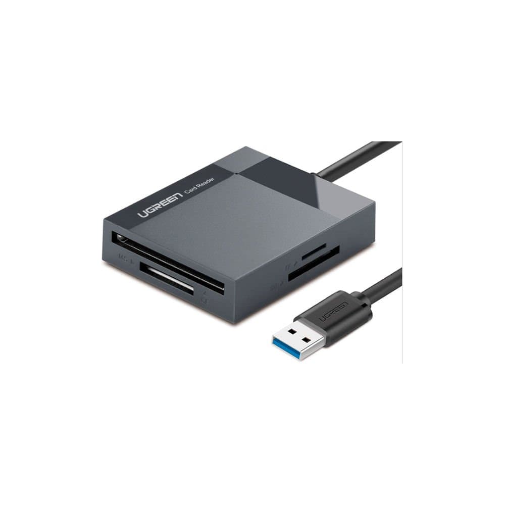 LEITOR CARTÃO UGREEN USB-A 3.0 SD+TF+CF+MS