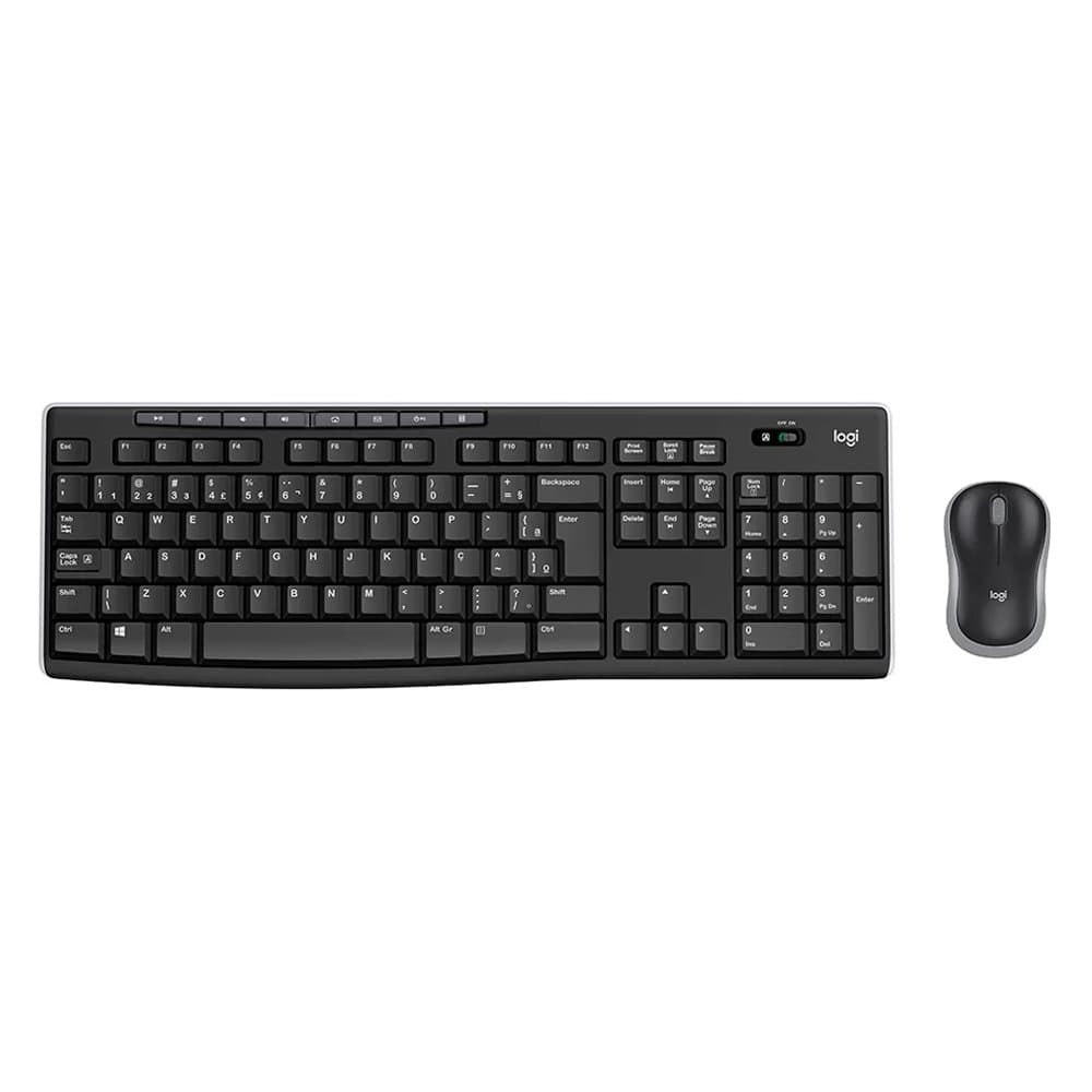 KIT TECLADO E MOUSE S/FIO MK270 LOGITECH