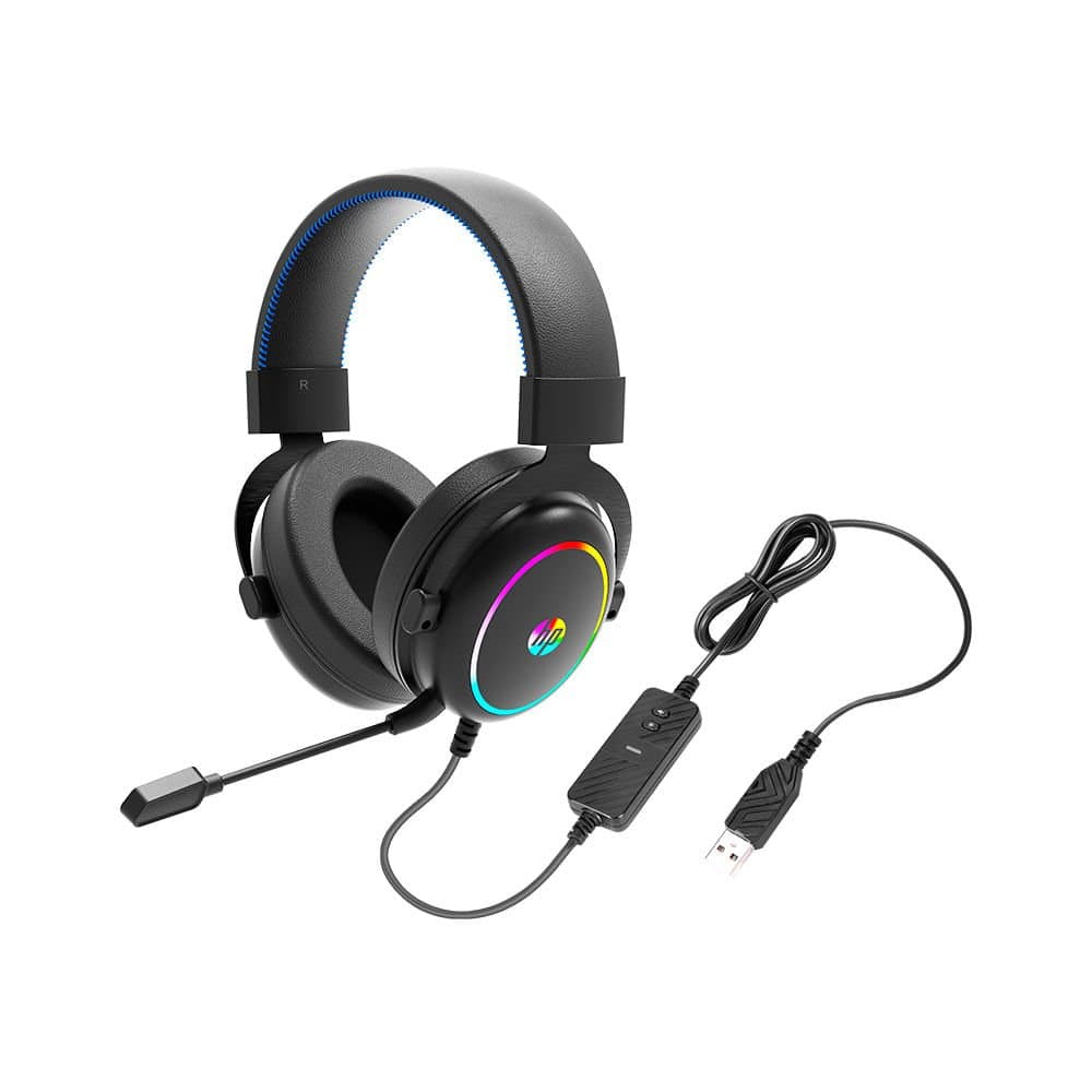 HEADSET HP DHE-8005S USB 7.1 BLK GAMER