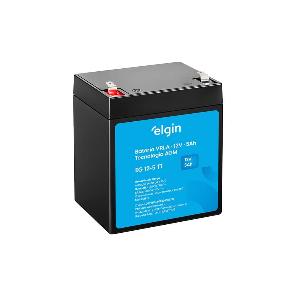 BATERIA ELGIN SELADA 12V 5AH