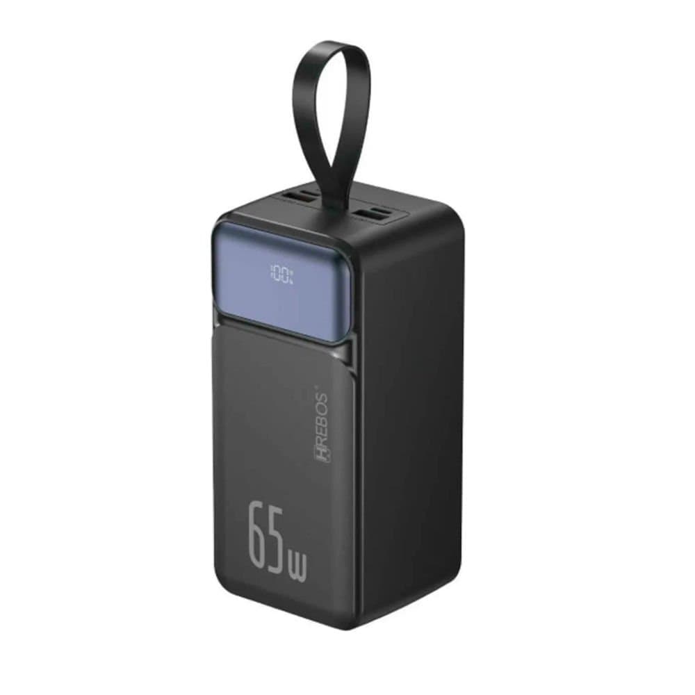 CARREGADOR PORTATIL HREBOS PB-960 65W 50000MAH