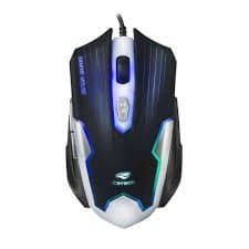 MOUSE GAMER USB MG-11BSI PRETO/PRATA C3T