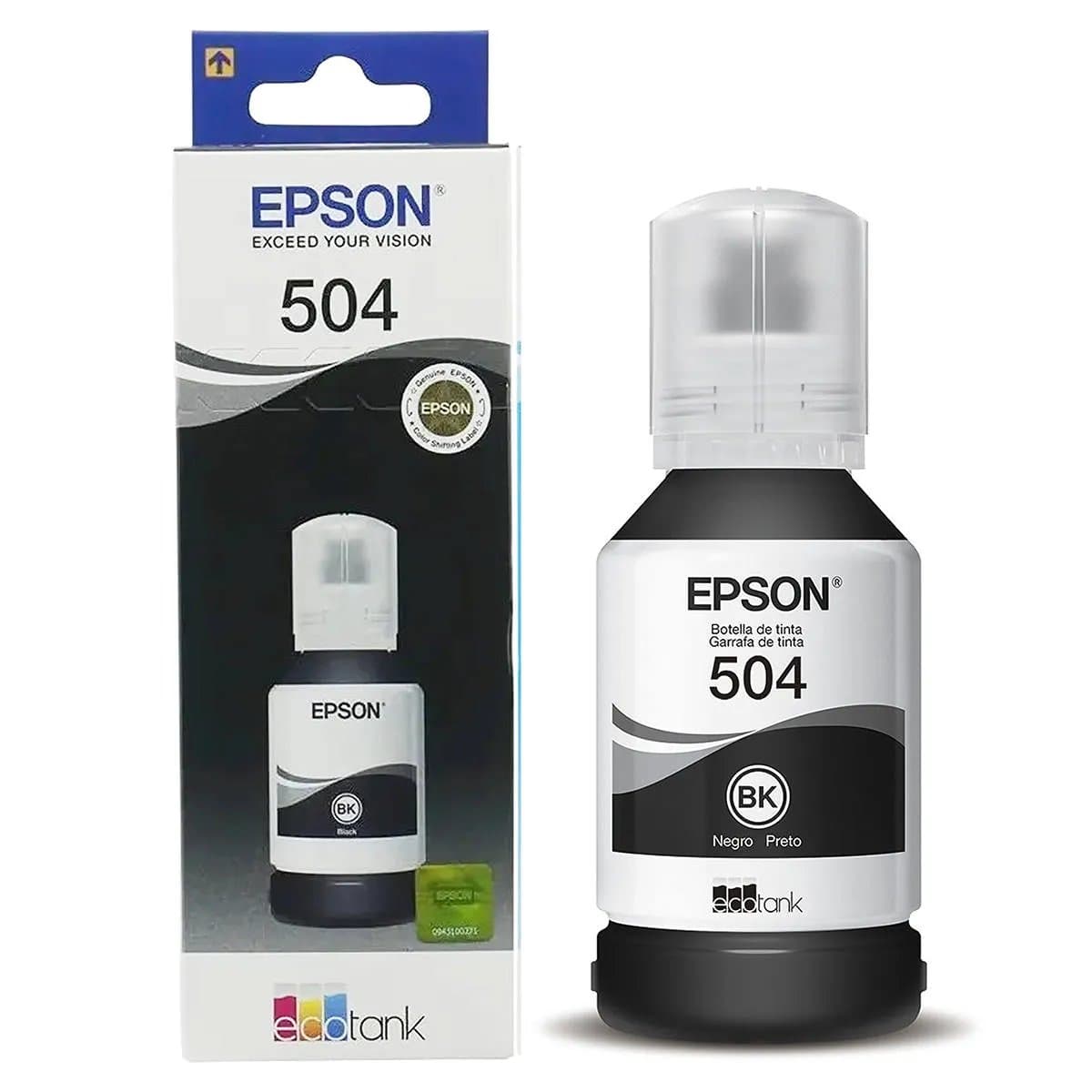 REFIL EPSON T504 127ML PRETO