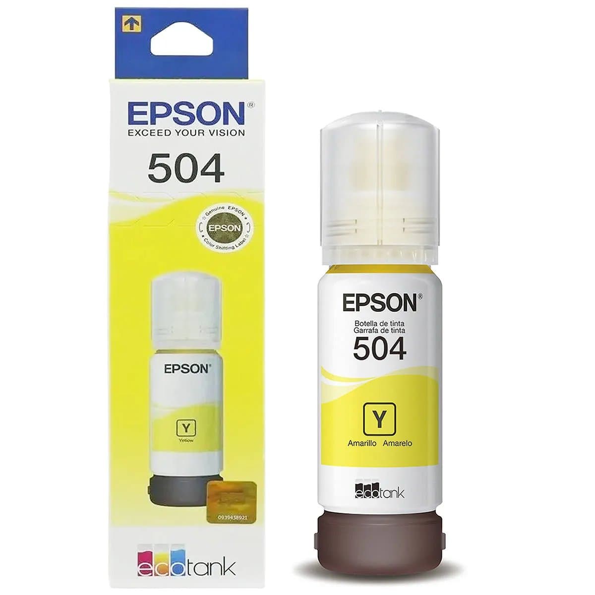REFIL EPSON T504 70ML AMARELO