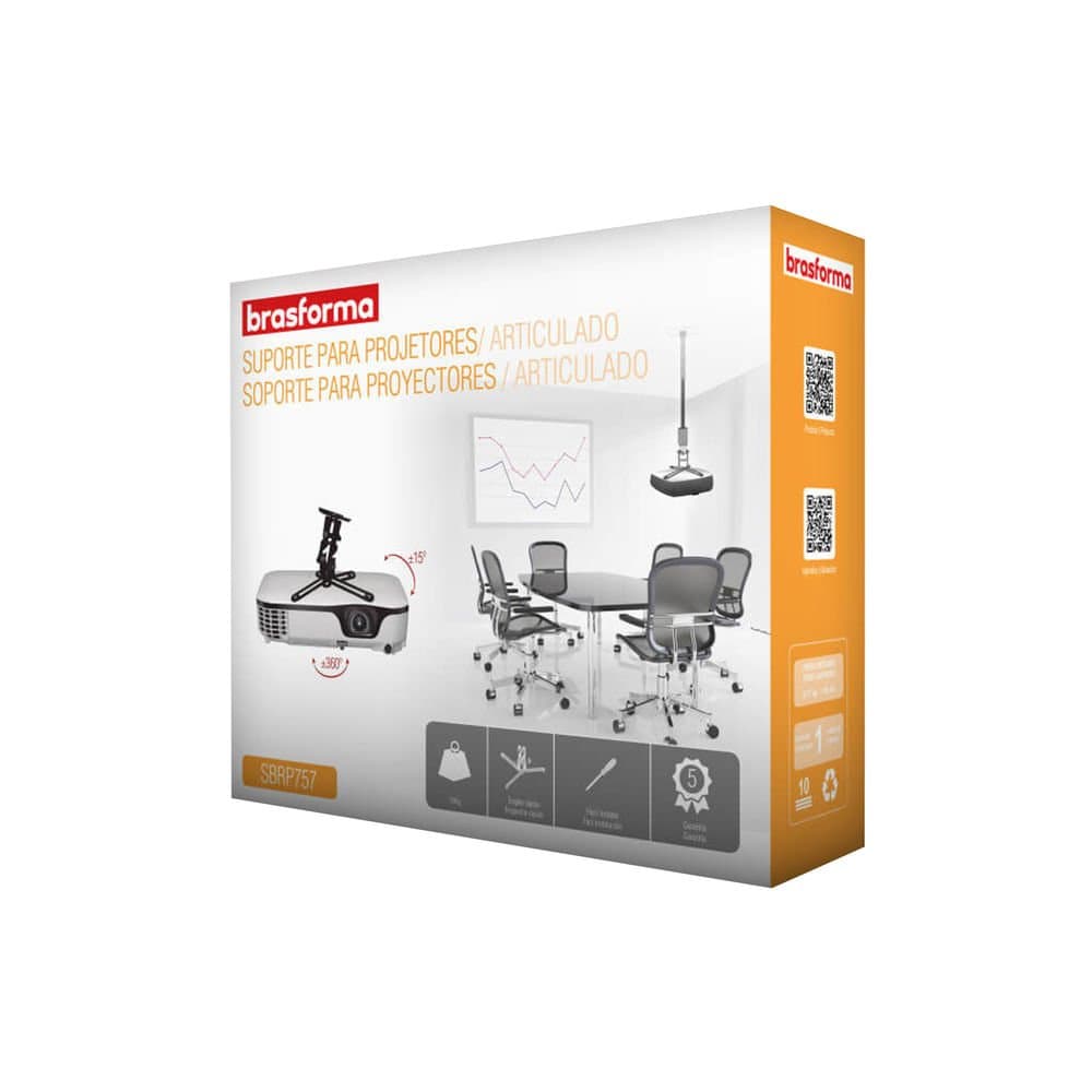 SUPORTE P/ PROJETOR BRASFORMA SBRP757