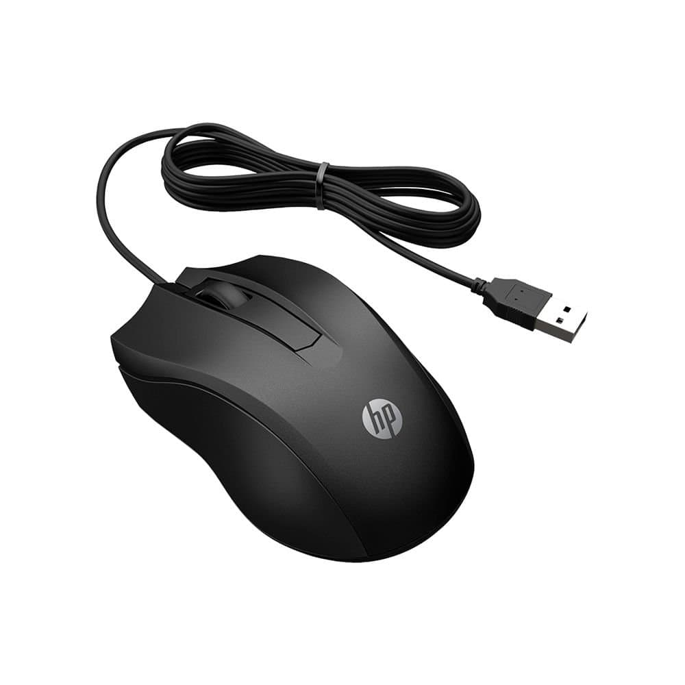 MOUSE USB 100 1600DPI PRETO HP
