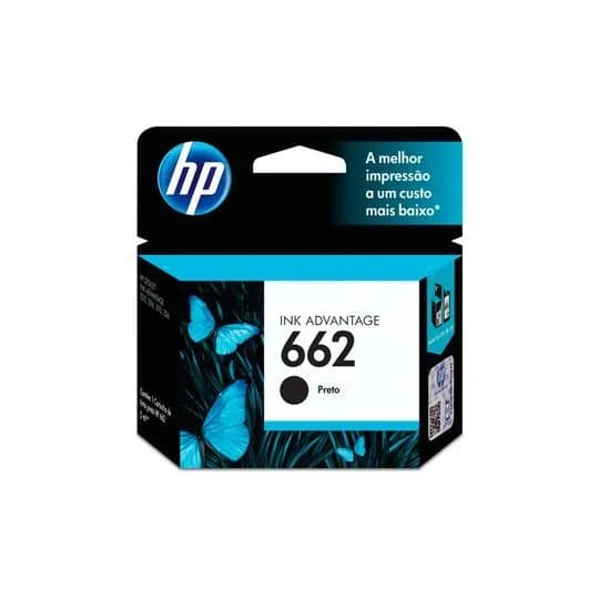 CART. HP 662 PRETO 2ML CZ103AB
