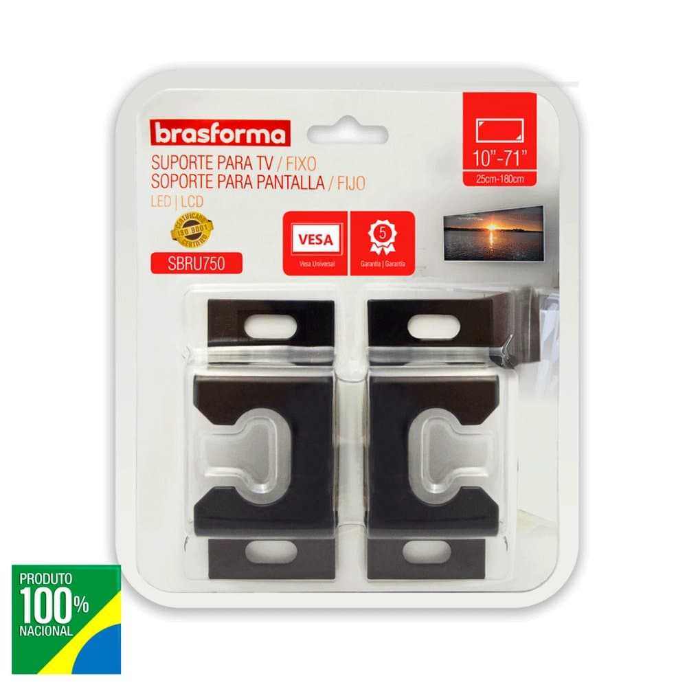 SUPORTE TV UNIVERSAL BRASFORMA SBRUB750
