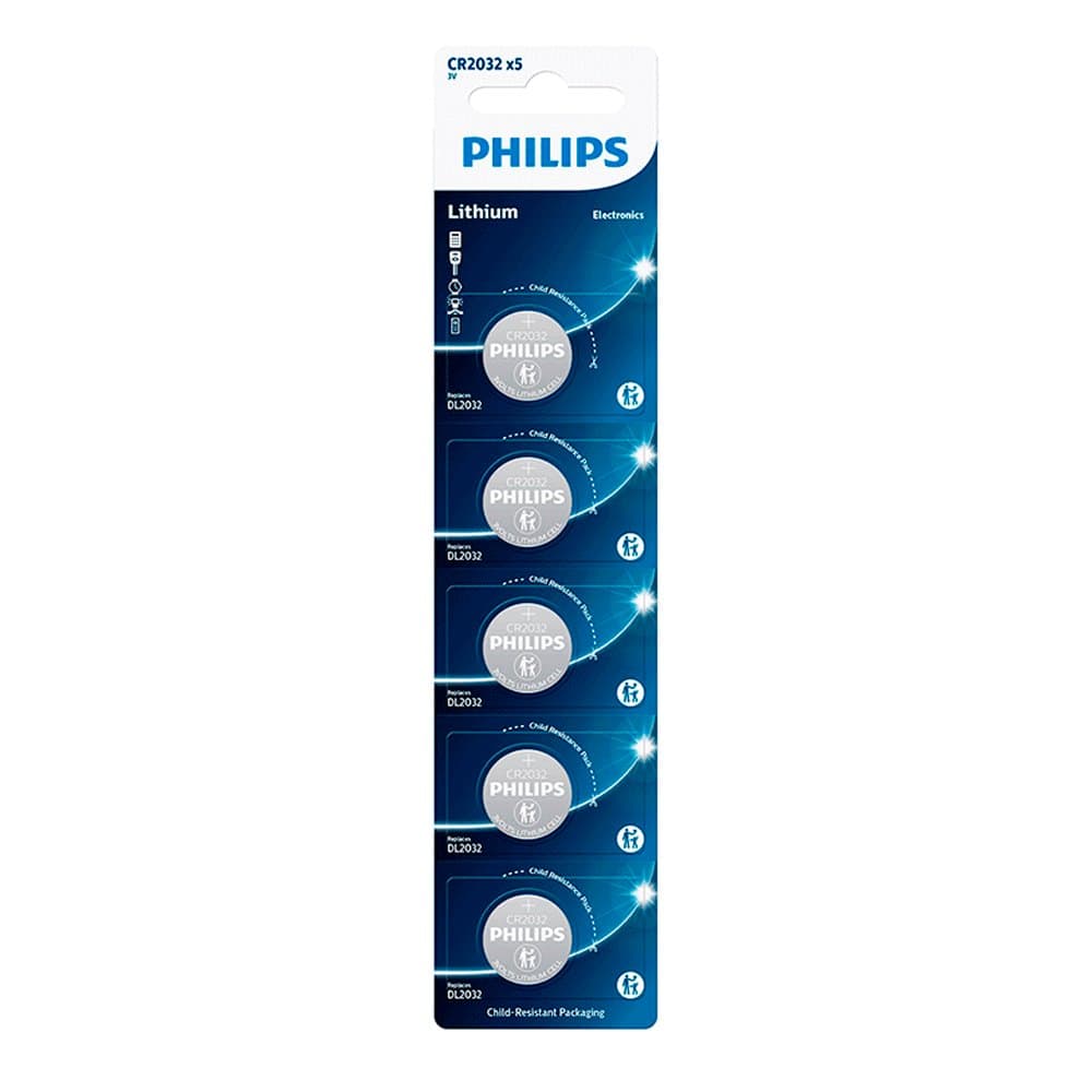 PILHA PHILIPS LITHIUM CR-2032 UNIDADE