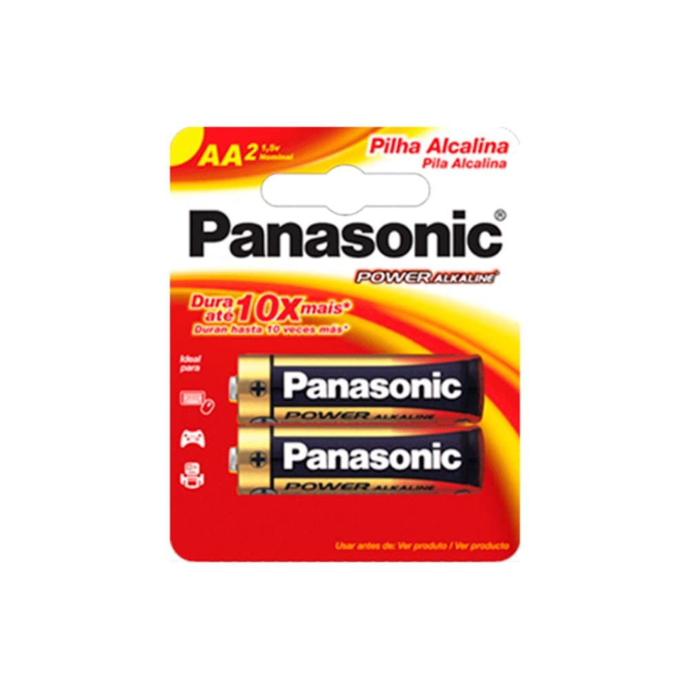 PILHA PANASONIC ALCALINA LR6 AA