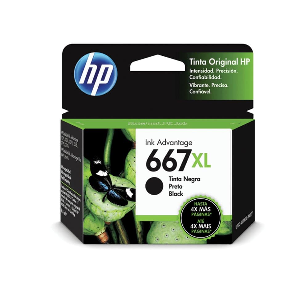 CART. HP 667 PRETO XL 8.5ML 3YM81AB