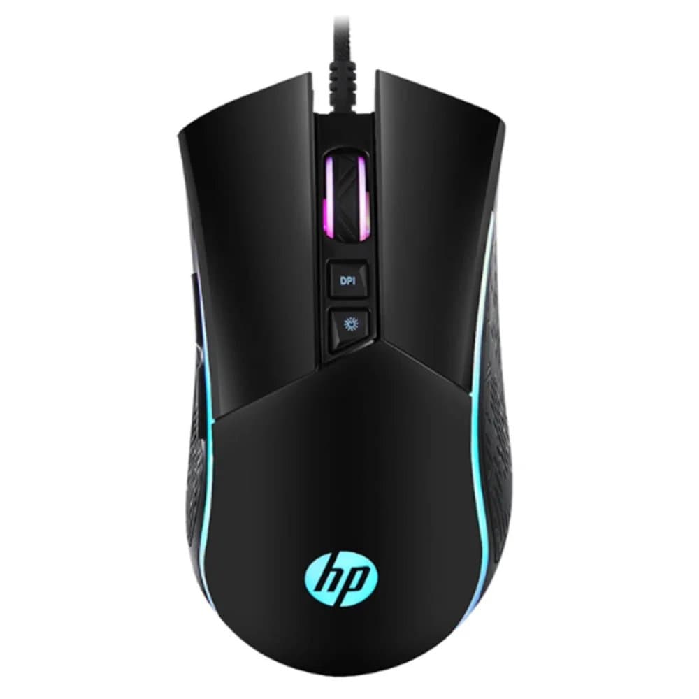 MOUSE GAMER USB M220 4800DPI RGB PRETO HP
